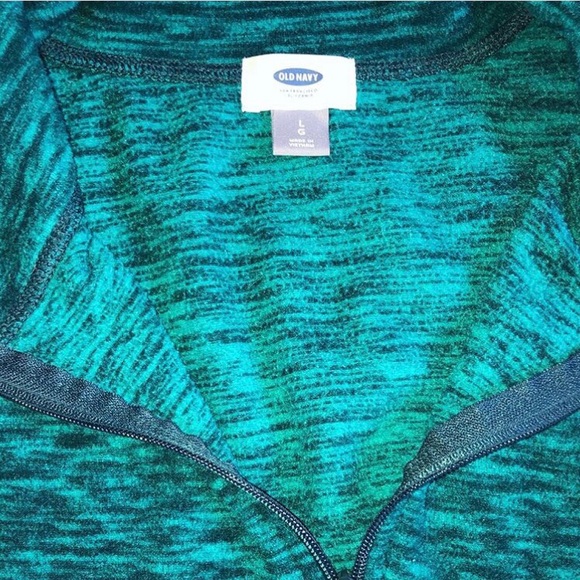OLD NAVY TEAL ZIPPER VEST - Picture 4 of 5